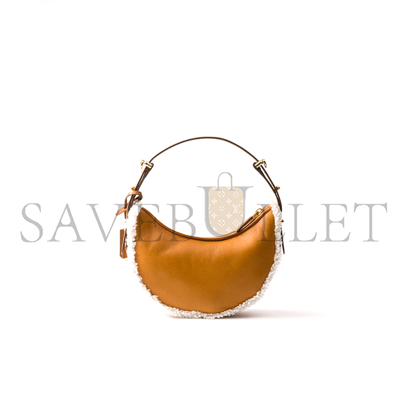 PRADA ARQUÉ SMALL SHEARLING SHOULDER BAG 1BC194 (22.5*18.5*6cm)